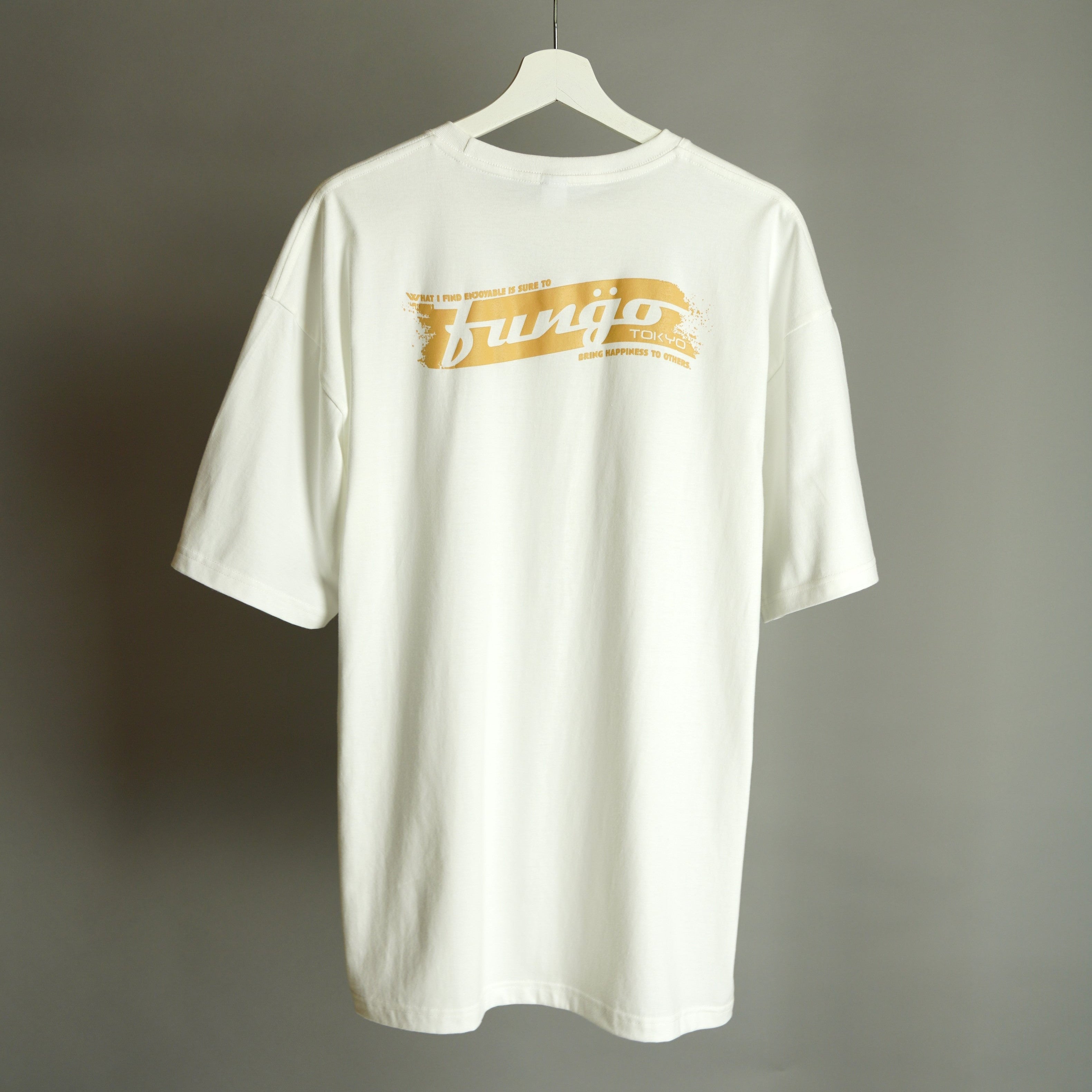 WAVE LOGO バックプリント半袖Tシャツ
