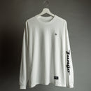袖プリント ロングスリーブTシャツ