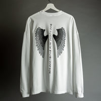 WINGS バックプリントロングスリーブTシャツ
