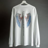 WINGS バックプリントロングスリーブTシャツ