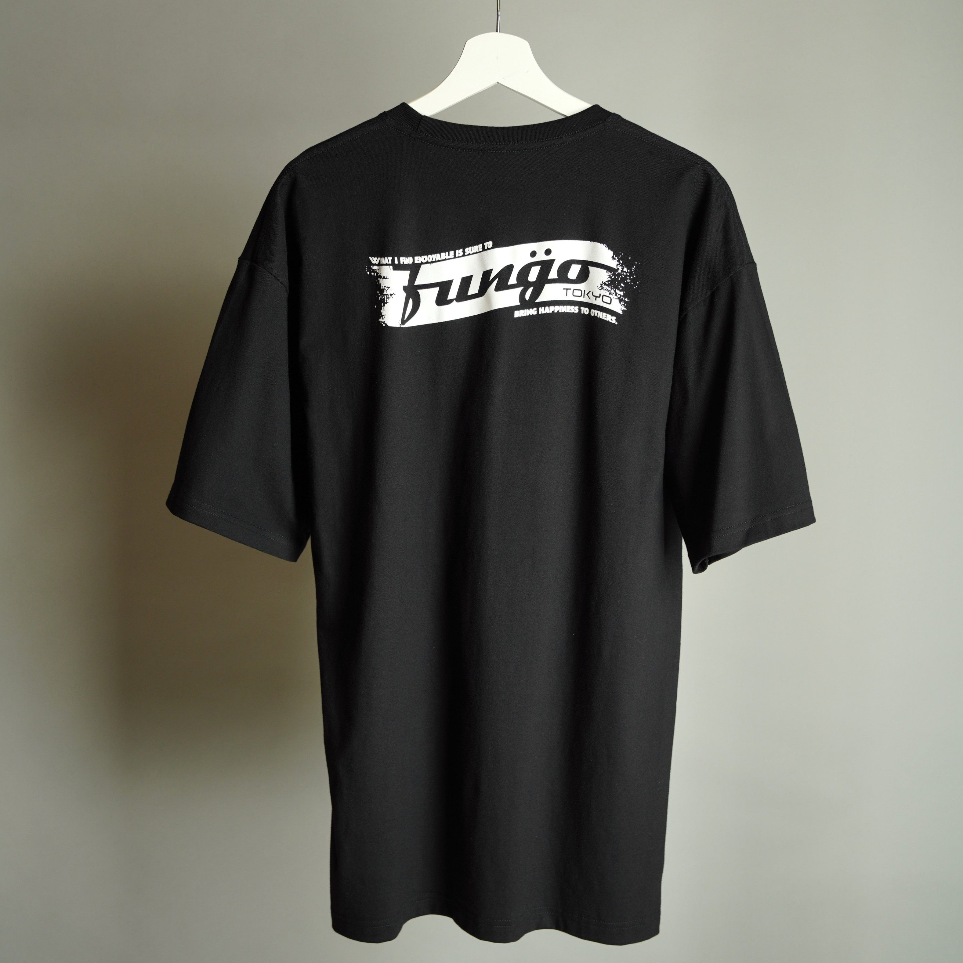 WAVE LOGO バックプリント半袖Tシャツ