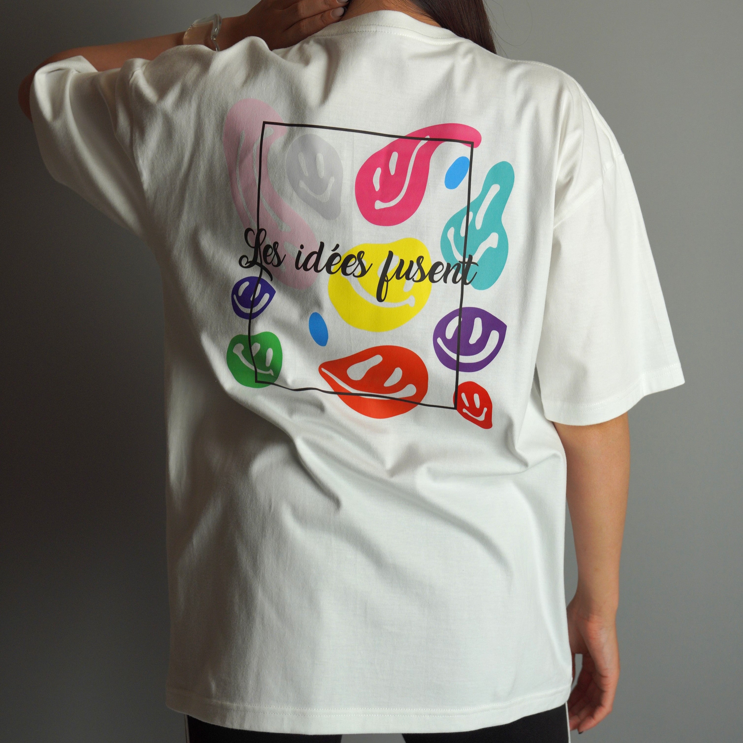 NICONICO バックプリント半袖Tシャツ