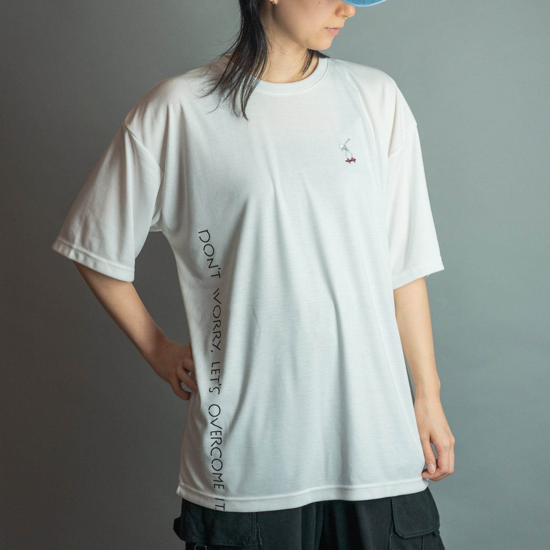 SKELETON プリント半袖Tシャツ