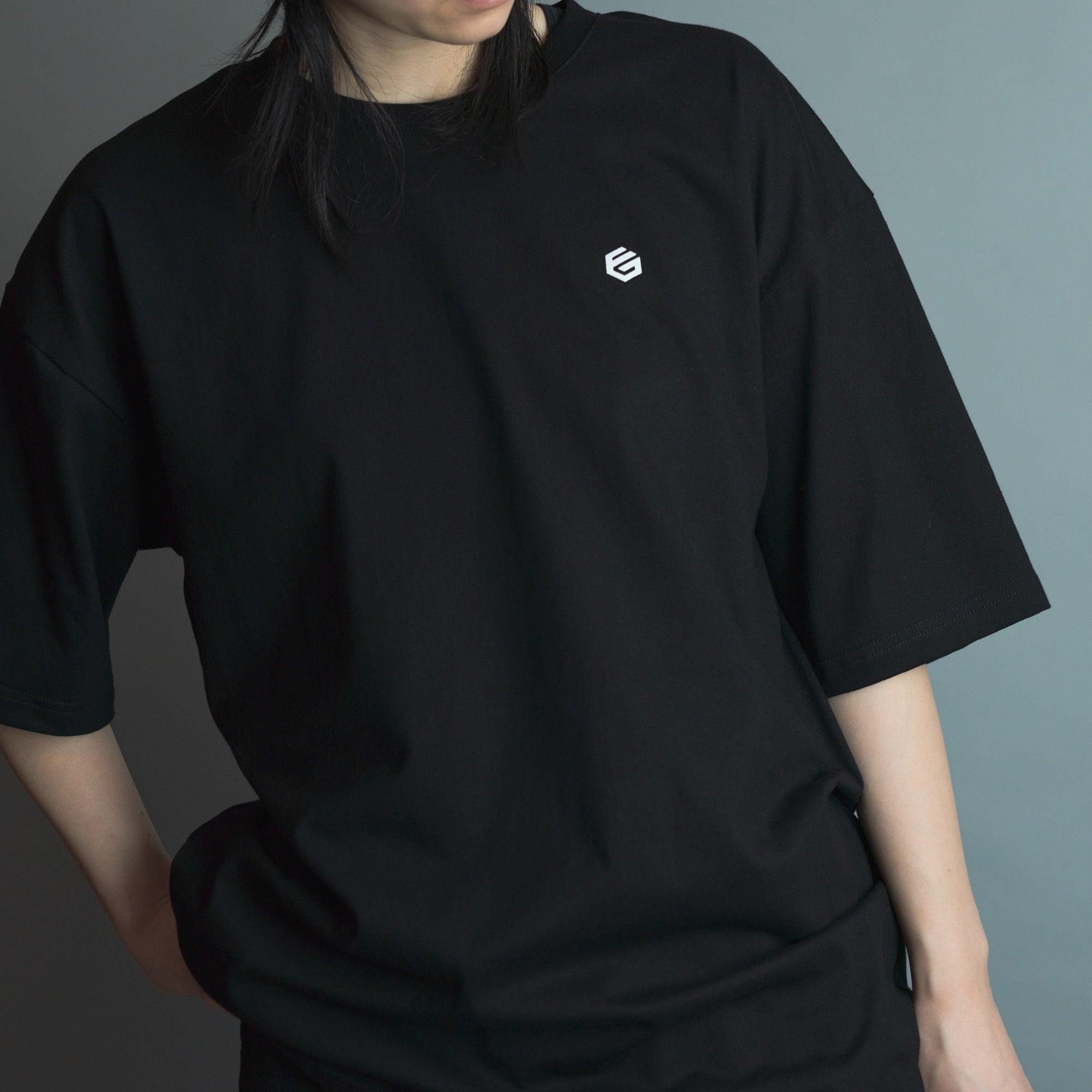 WAVE LOGO バックプリント半袖Tシャツ